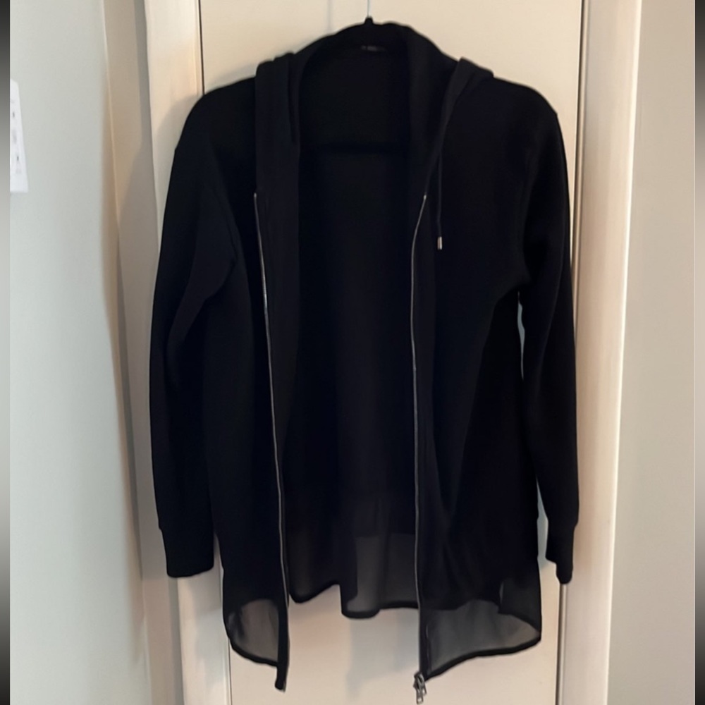 all saints black hoodie